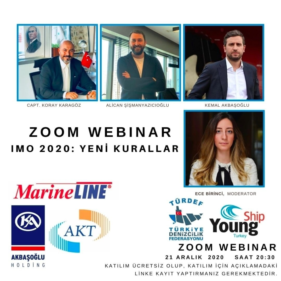 YoungShip Türkiye ve TÜRDEF'ten “IMO 2020: Yeni Kurallar” Webinarı