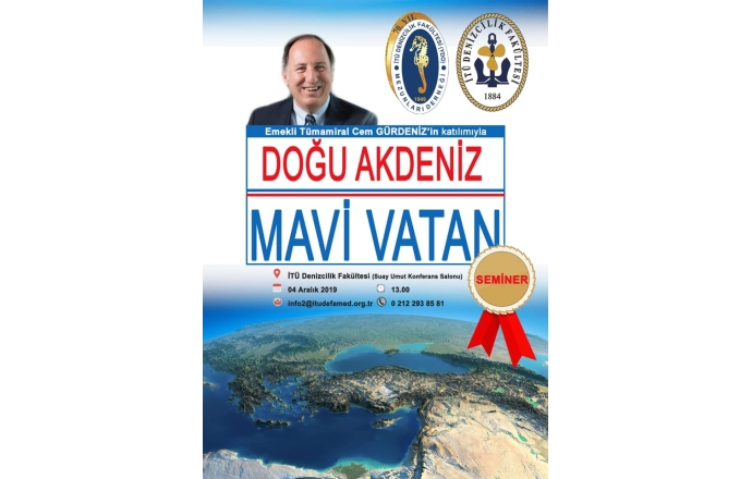 İTÜ DF'de "Doğu Akdeniz / Mavi Vatan" semineri