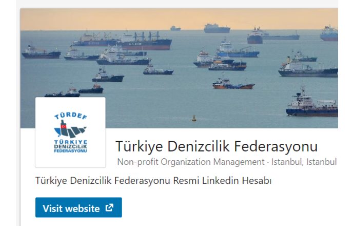 Linkedin Hesabımız Yayında.